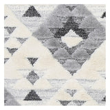 Kazaa Cream Grey Triangle 8988  Rug