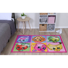 SHOPKINS COLLAGE KIDS RUG - RugsAU