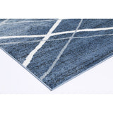 KIMBER CRISS CROSS D.BLUE RUG 2