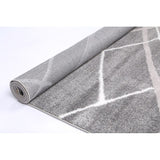 KIMBER CRISS CROSS GREY RUG 2