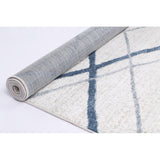 KIMBER CRISS CROSS BLUE RUG 2