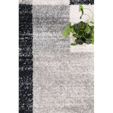 KIMBER BLACK GREY RUG 6