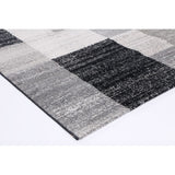 KIMBER BLACK GREY RUG 6