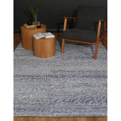 BLUE LOOP WOOL RUG 3