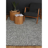 LOOP MIXED CHARCOAL WOOL RUG 3