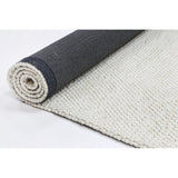 WHITE LOOP WOOL RUG 3