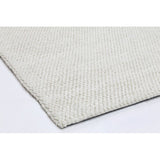 WHITE LOOP WOOL RUG 3