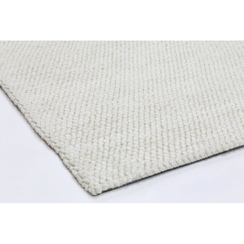 WHITE LOOP WOOL RUG 3