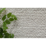 WHITE LOOP WOOL RUG 3