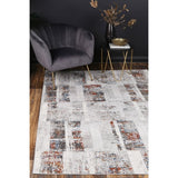 Geometric Multi Coloured Rug  PORT13