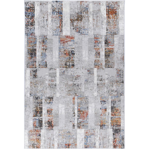 Geometric Multi Coloured Rug  PORT13