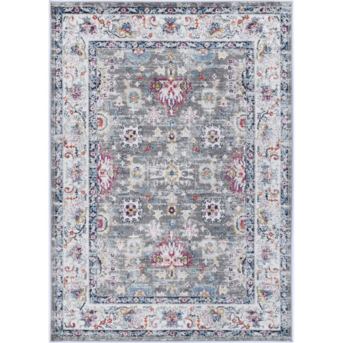 Vintage Grey Pink 19 Rug