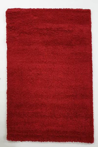 Red Solid Fiona Shag Rug