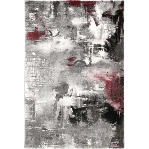 Hilton Grey Red  754 98 Rug