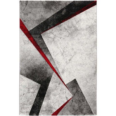 Hilton Grey Red 332 Rug