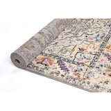 CREAM GREY BOHO RUG SICI11