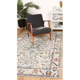 CREAM GREY BOHO RUG SICI11