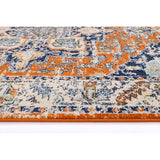 RUST BLU VINTAGE RUG SICI12