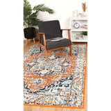 RUST BLU VINTAGE RUG SICI12