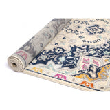 CREAM NAVY VINTAGE RUG SICI15