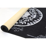 Sugar Skull Single Black Non-Slip - RugsAU