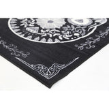 Sugar Skull Single Black Non-Slip - RugsAU