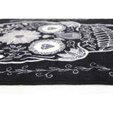 Sugar Skull Single Black Non-Slip - RugsAU