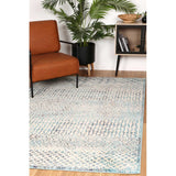 Tulina Trible Blue Pattern Rug 03