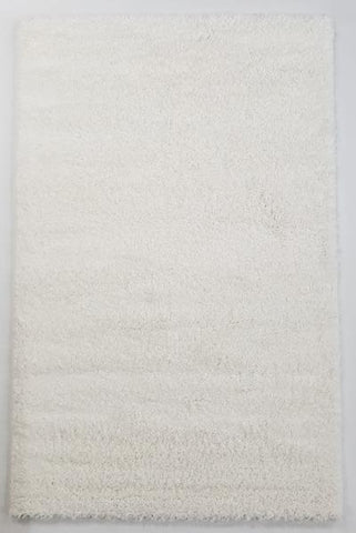 White Fiona Shaggy Rug